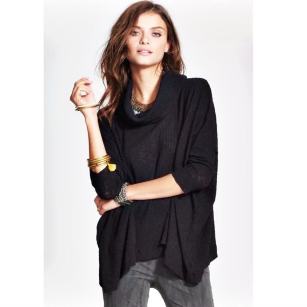 BOGO! Free People World Traveler Cowl Neck Top